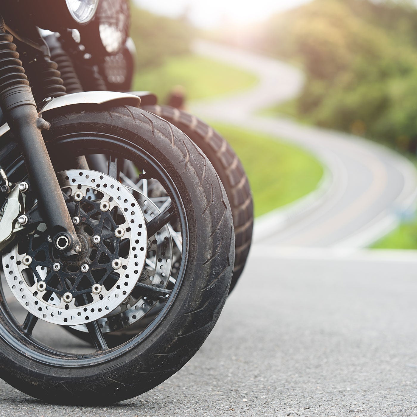 Motor cycle and scooter accident