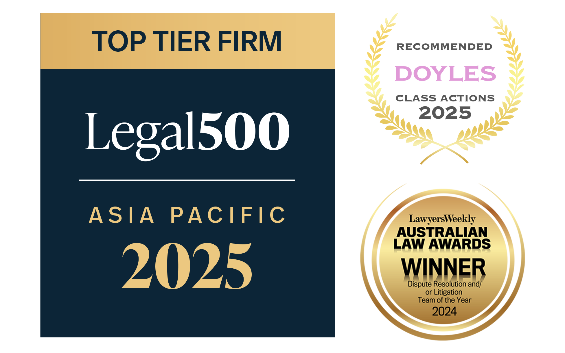 Top Tier Firm & Class Actions Team of the Year