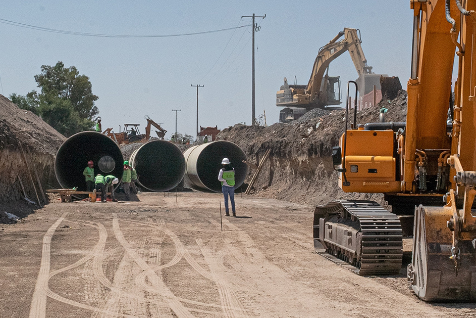 tunnelling and road works