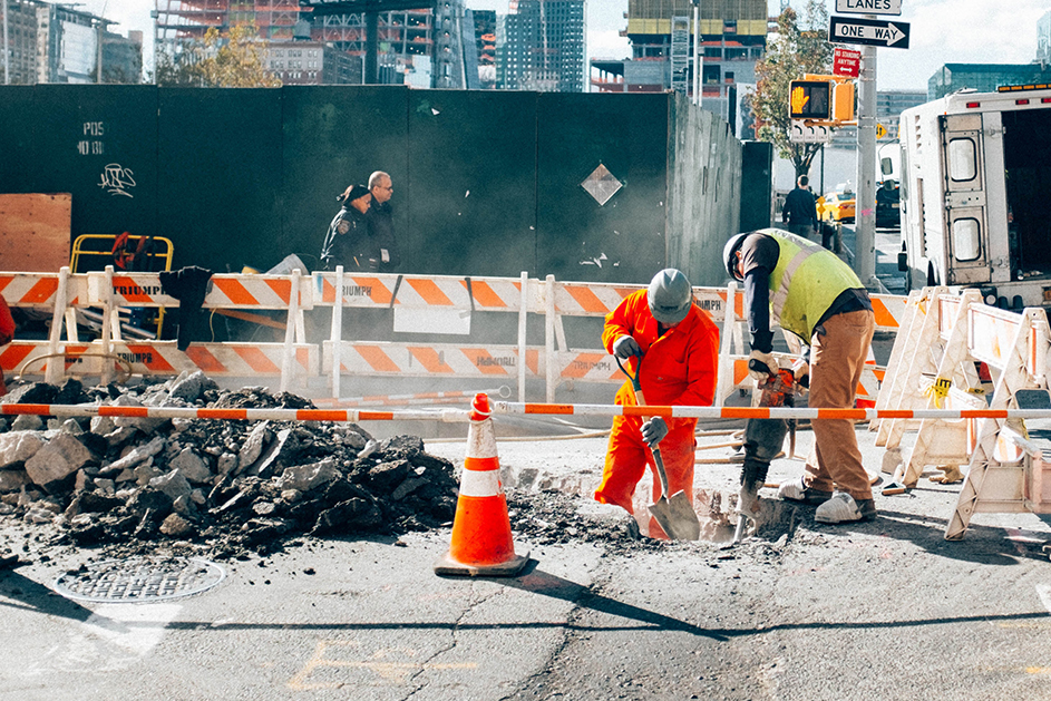 tunnelling and road works